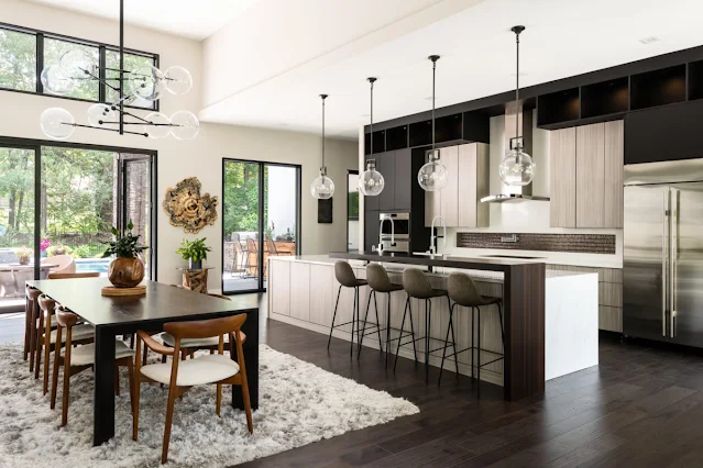 The Modern Kitchen with Opened Concept