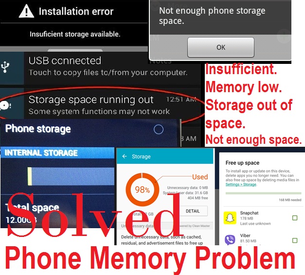 Phone memory problems: Causes and Solutions.