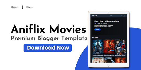 Aniflix Movies Premium Blogger Template Free Download 