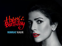 nimrat kaur birthday wishes wallpaper whatsapp status video 2019, what a lovely image of nimrat kaur to wishing her this season birthday on 13th march 2019.