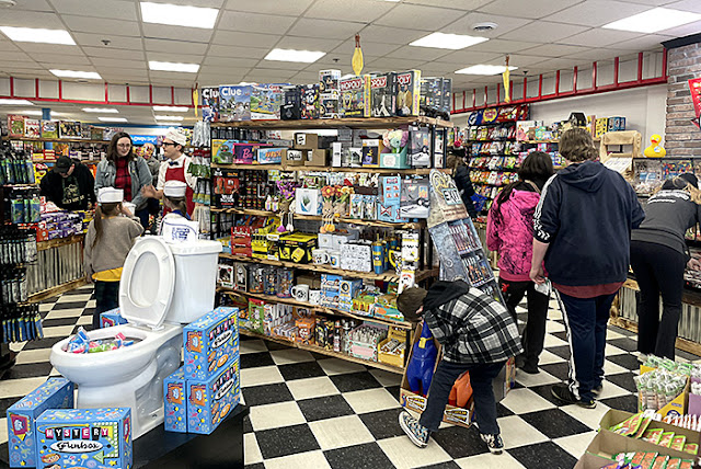 Grand Opening at Grandpa Joe's Candy Shop