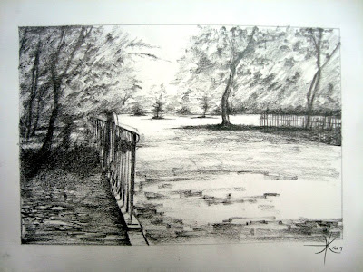 landscape drawing nature