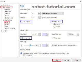 Cara Mengatur Grid Pada Corel Draw