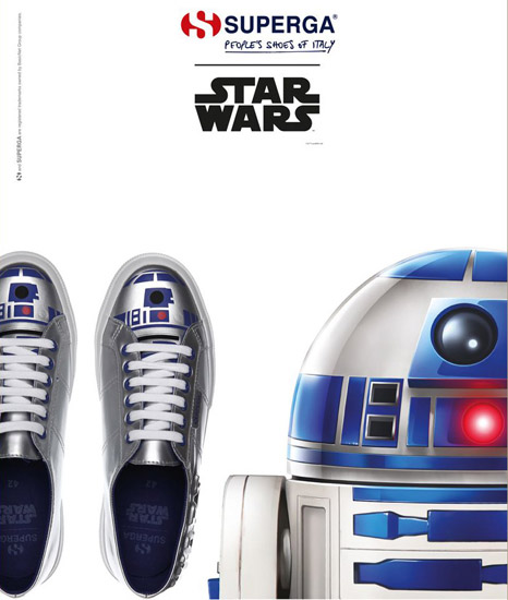 zapatillas R2D Superga star wars