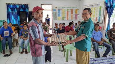 Ikut Perangi Stunting, OMB Oel Hun dorong Masyarakat Desa Fatuteta Kembangkan Potensi Pangan Lokal