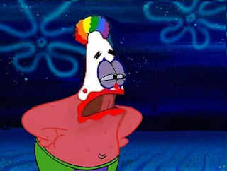 Polosan meme patrick dan squidward badut / clown