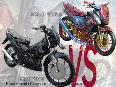 CS-1 HONDA SUZUKI SATRIA FU VERSUS