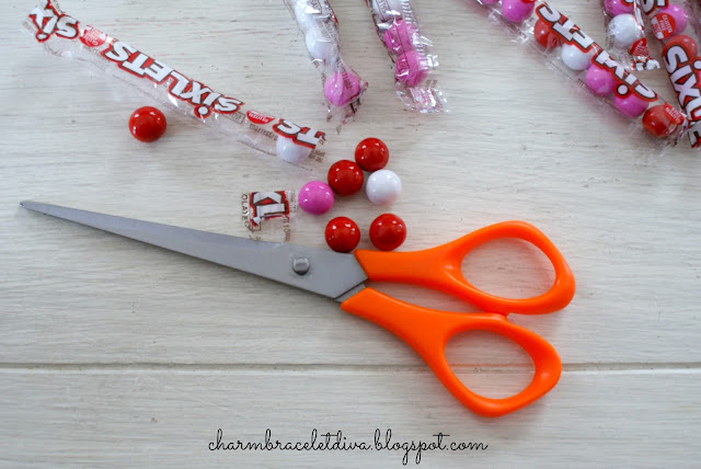 Sixlet chocolate candy scissors