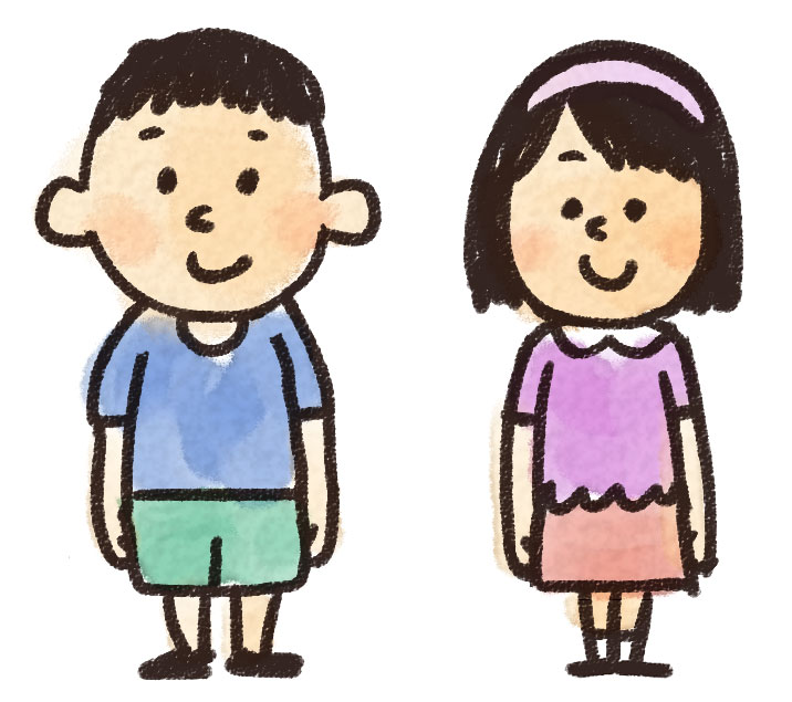 小学生のイラスト 男女 ゆるかわいい無料イラスト素材集