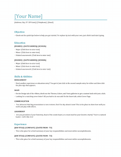 You can now download this Functional resume template , for Word 2013 ...