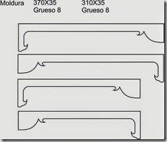 dibujo moldura