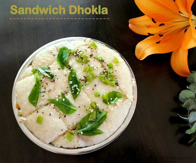 images of  Sandwich Dhokla Recipe / Sandwich Dokla Recipe / How to make instant sandwich dhokla