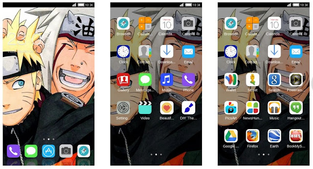 Tema Naruto Android - Naruto dan Jiraya