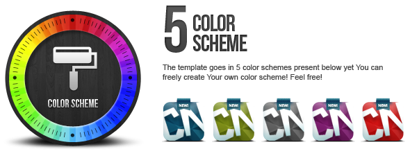 5 color schemes
