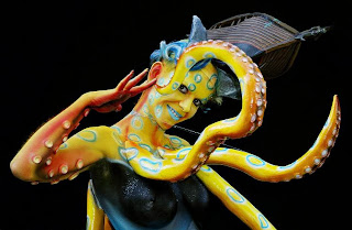 Octopus Body Painting Animals