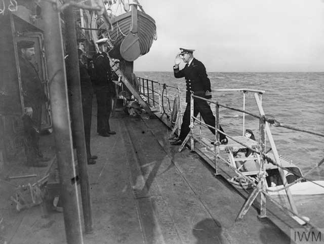 Captain coming aboard HNMS Isaac Sweers, 24 December 1941 worldwartwo.filminspector.com