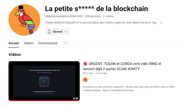 chaine youtube la petite s*** de la blockchain