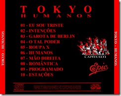 Tokyo - 1986 - Humanos - Capa Trazeira