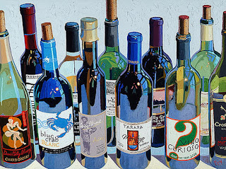 bodegones-de-vinos-representaciones-realistas cuadros-de-vinos-pinturas-oleo