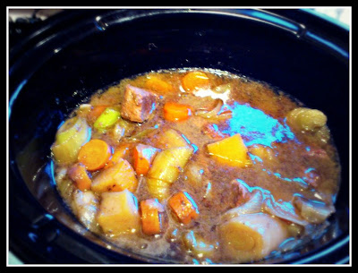 Beef and Honey slow cooker stew