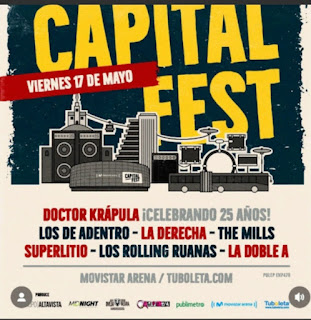 7 BANDAS DE ROCK NACIONAL   EN EL ESCENARIO MAS IMPORTANTE DE LA CAPITAL 