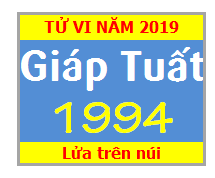 Tử Vi Tuổi Giáp Tuất 1994 Năm 2019 Nam Mạng - Nữ Mạng