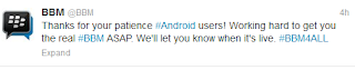 BBM has finally arrived for Android Phone Users BBM Now Available on Android, Download BBM For Android Free