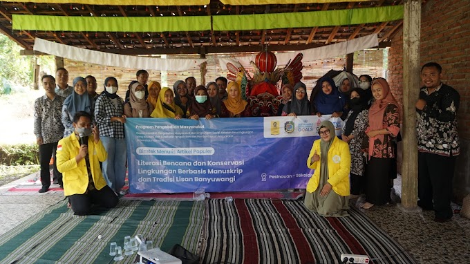 Tim Pengabdian Masyarakat Universitas Indonesia Tingkatkan Literasi Bencana dan Konservasi Lingkungan Masyarakat Banyuwangi dalam Manuskrip dan Tradisi Lisan