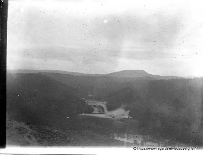 Photo ancienne d'Auvergne : lieux divers.