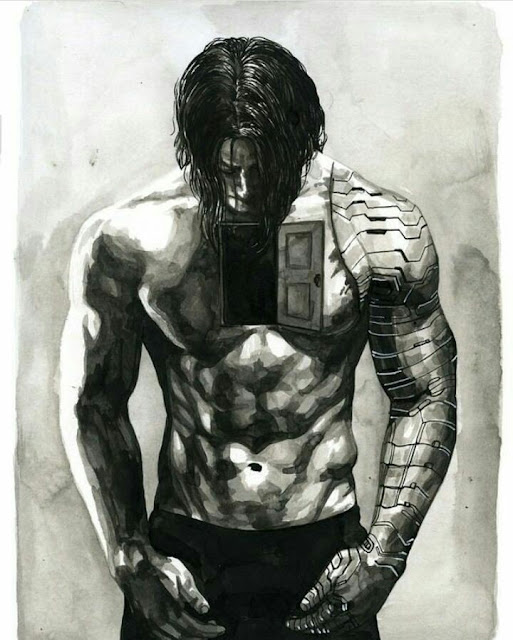 Bucky  Winter Soldier art