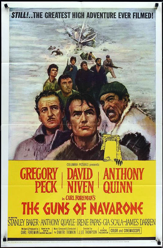 However the film adaptation of The Guns Of Navarone 