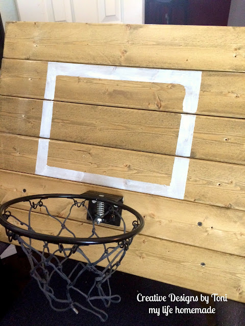 my life homemade: DIY Wood Basketball Goal