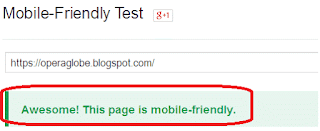 your blogger is Mobile Friendly