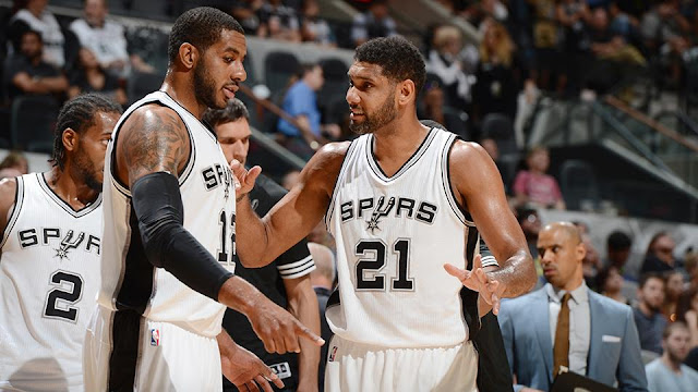 Kawhi Leonard, San Antonio Spurs & LaMarcus Aldridge, San Antonio Spurs & Tim Duncan, San Antonio Spurs