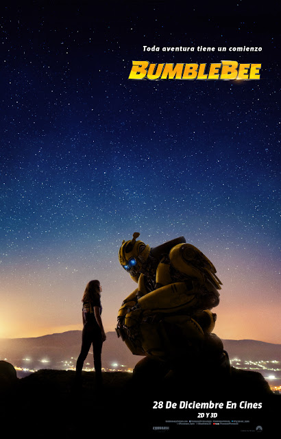 Teaser poster de "Bumblebee", el spinoff de Transformers.