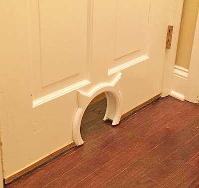 The Kitty Pass, Your Cat Need This Little Cute Door For In And Out, Of Closed Doors