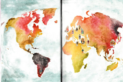 Royal and Warrior Saints Around the World - Meg Hunter-Kilmer and Lindsey Sanders Map
