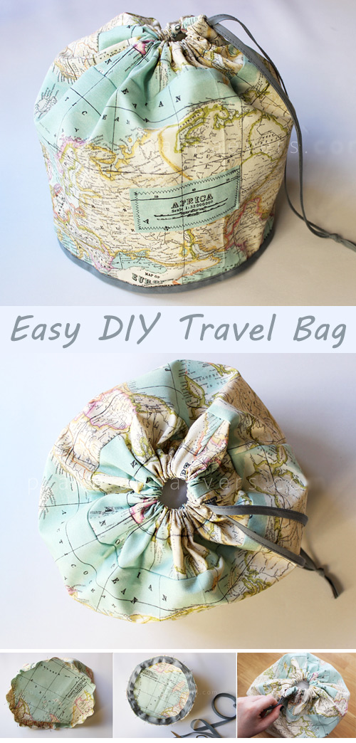 Easy DIY Travel Bag Tutorial