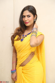 Nishigandha in Yellow backless Strapless Choli and Half Saree Spicy Pics 114.JPG