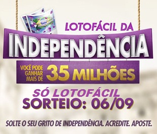 LOTOFÁCIL DA INDEPENDÊNCIA 2012