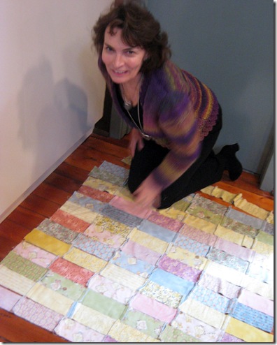 Michelle's quilt in progress