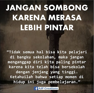 Kata-Kata Sindiran Jangan Sombong