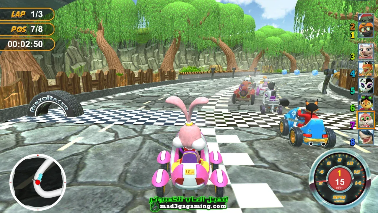 تحميل لعبة عربيات سباق Renzo Racer للكمبيوتر من ميديا فاير