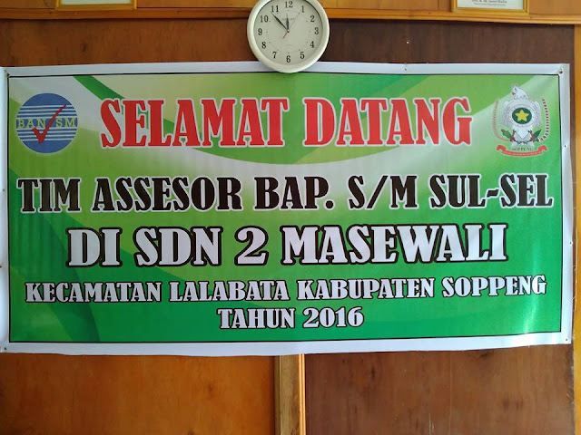 Persiapan Akreditasi SDN 2 MASEWALI, KEC.LALABATA, KAB. SOPPENG