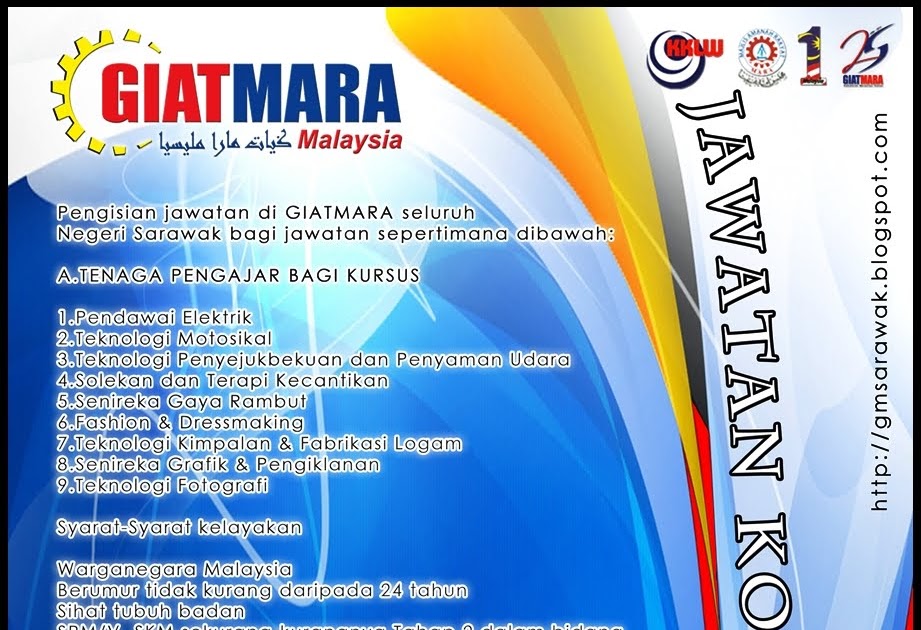 Iklan Jawatan Kosong ~ GIATMARA Sarawak