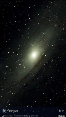 Galaxie d’Andromède au Seestar S50