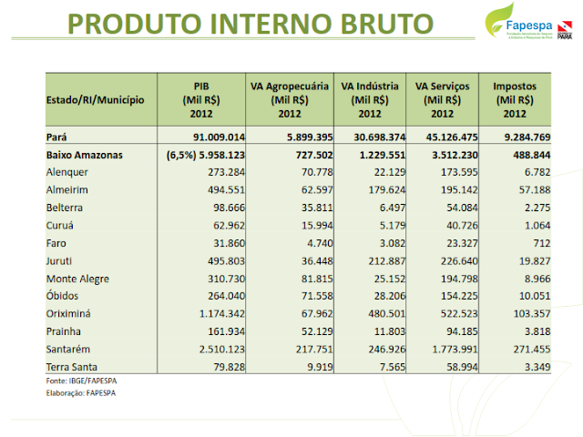 DIAGNÓSTICO SOCIOECONÔMICO E AMBIENTAL DA REGIÃO DE INTEGRAÇÃO DO BAIXO AMAZONAS – 2016 – 2019 – PARÁ – BRASIL.