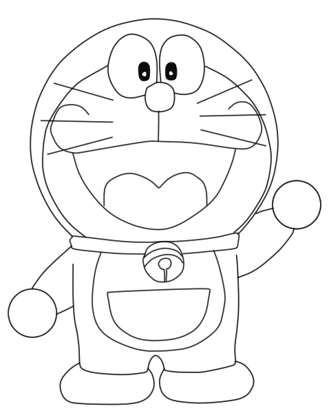 Istimewa 41+ Cara Gambar Kartun Doraemon
