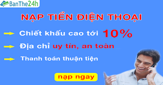 Hướng dẫn nạp tiền điện thoại bằng tài khoản ngân hàng