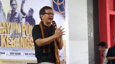Rocky Gerung: PDIP Merusak Indonesia